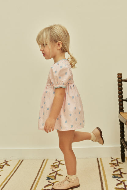 Baby Noemie Dress, Studio Calico Pink