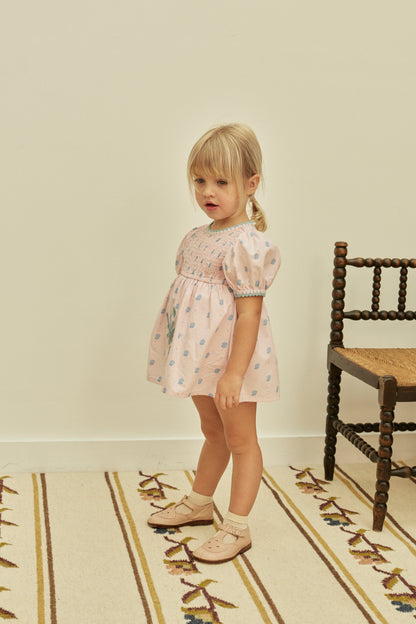 Baby Noemie Dress, Studio Calico Pink