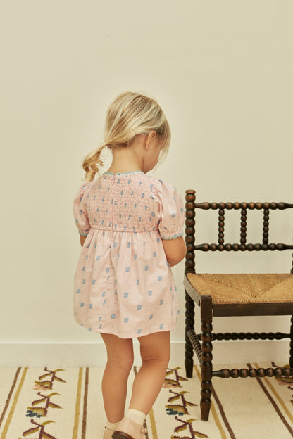 Baby Noemie Dress, Studio Calico Pink