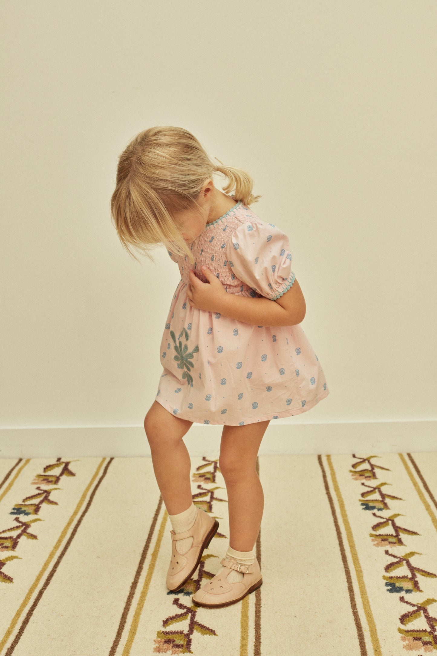Baby Noemie Dress, Studio Calico Pink