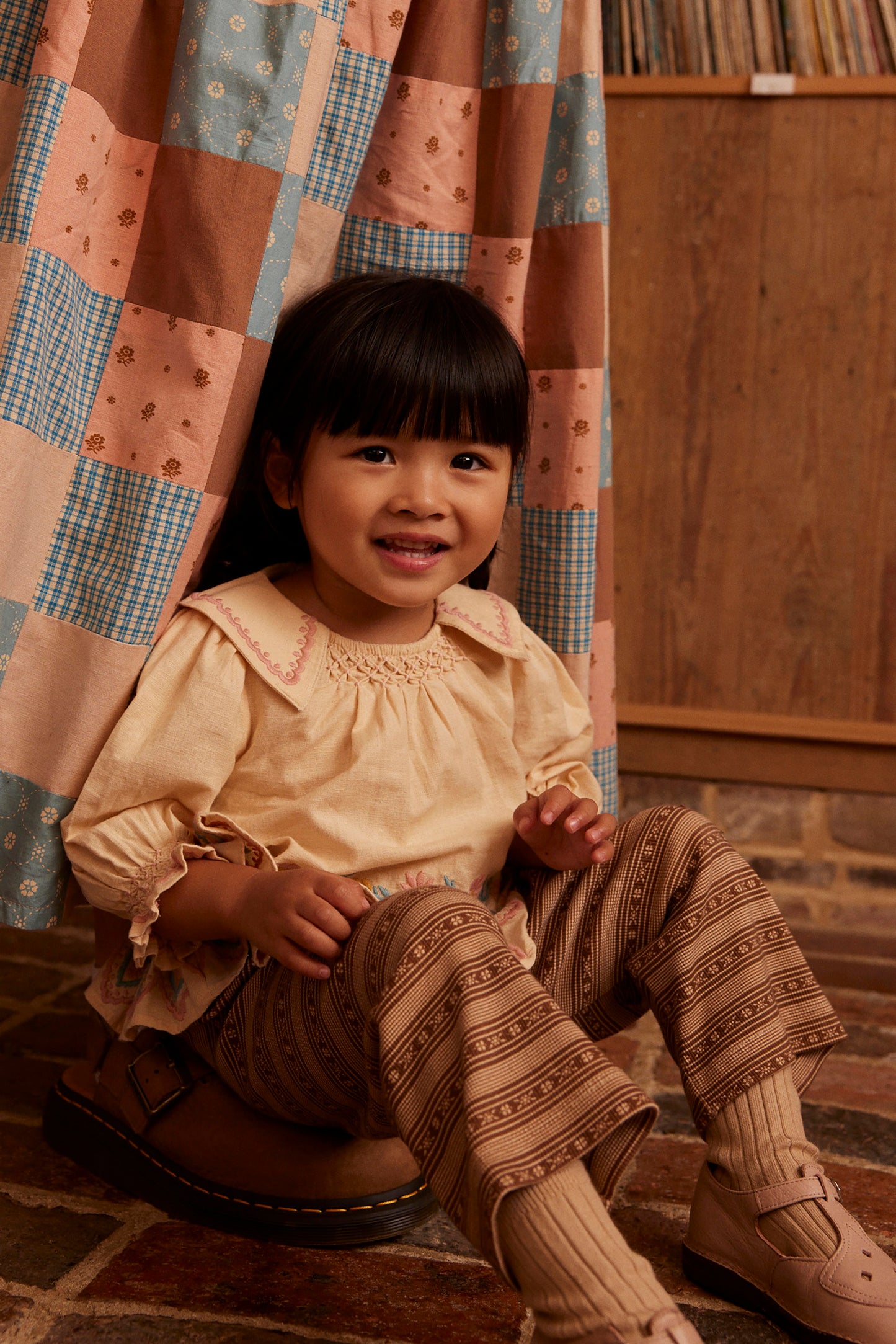 Baby Bettina Blouse, Cashew