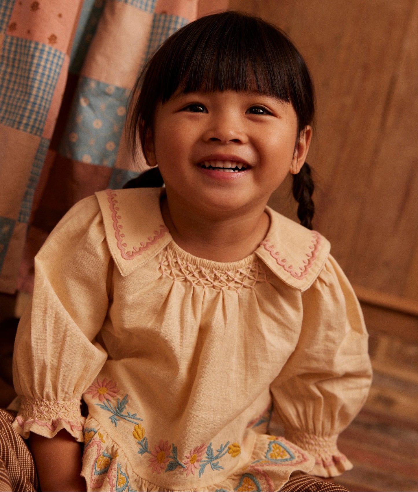 Baby Bettina Blouse, Cashew