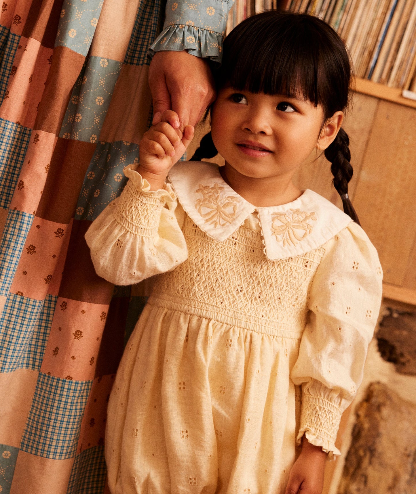 Baby Cornelia Romper, Broderie