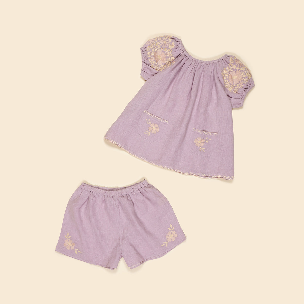 Barbara Short Set, Lavender – blanchou
