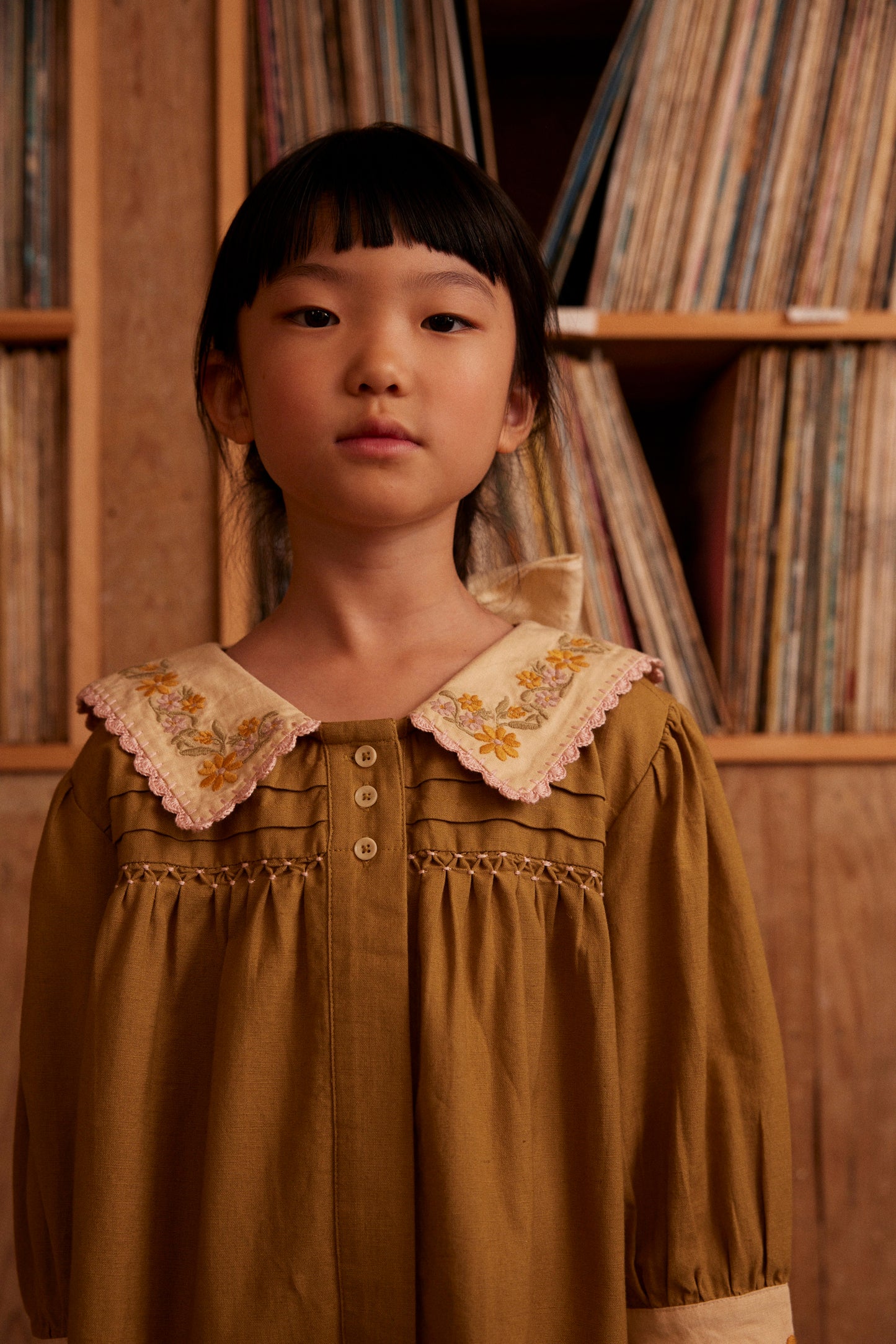 Bette Dress, Dried Moss
