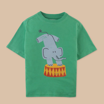 Boys Colin Graphic Tee, Green