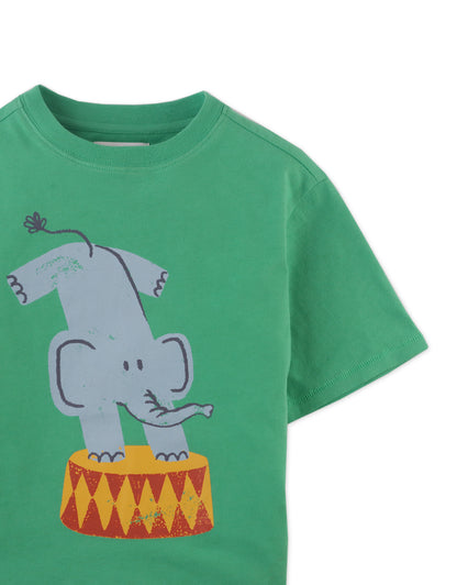 Boys Colin Graphic Tee, Green