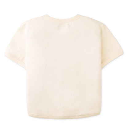 Baby Chalice Cotton Barrel Tee, Off White