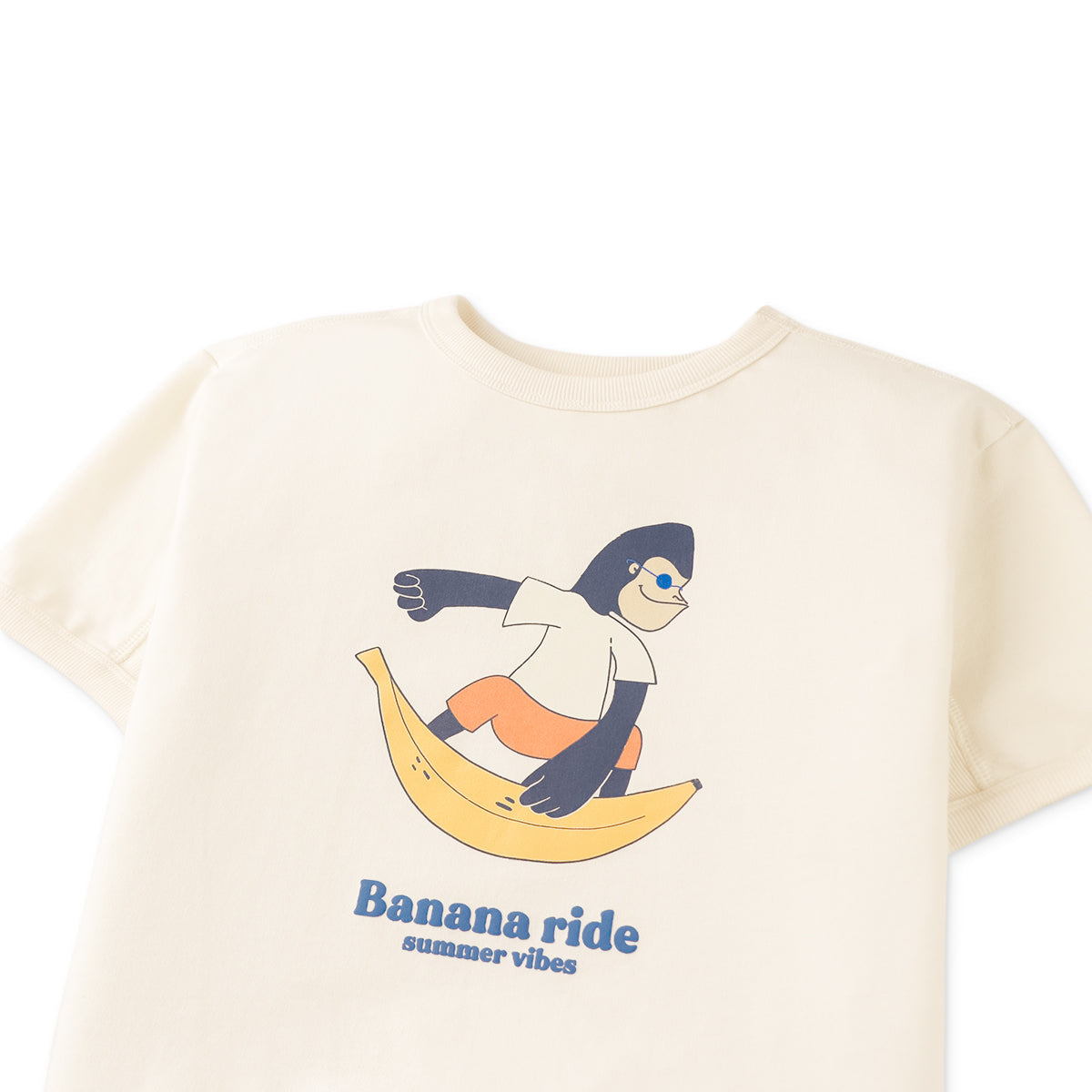 Baby Chalice Cotton Barrel Tee, Off White