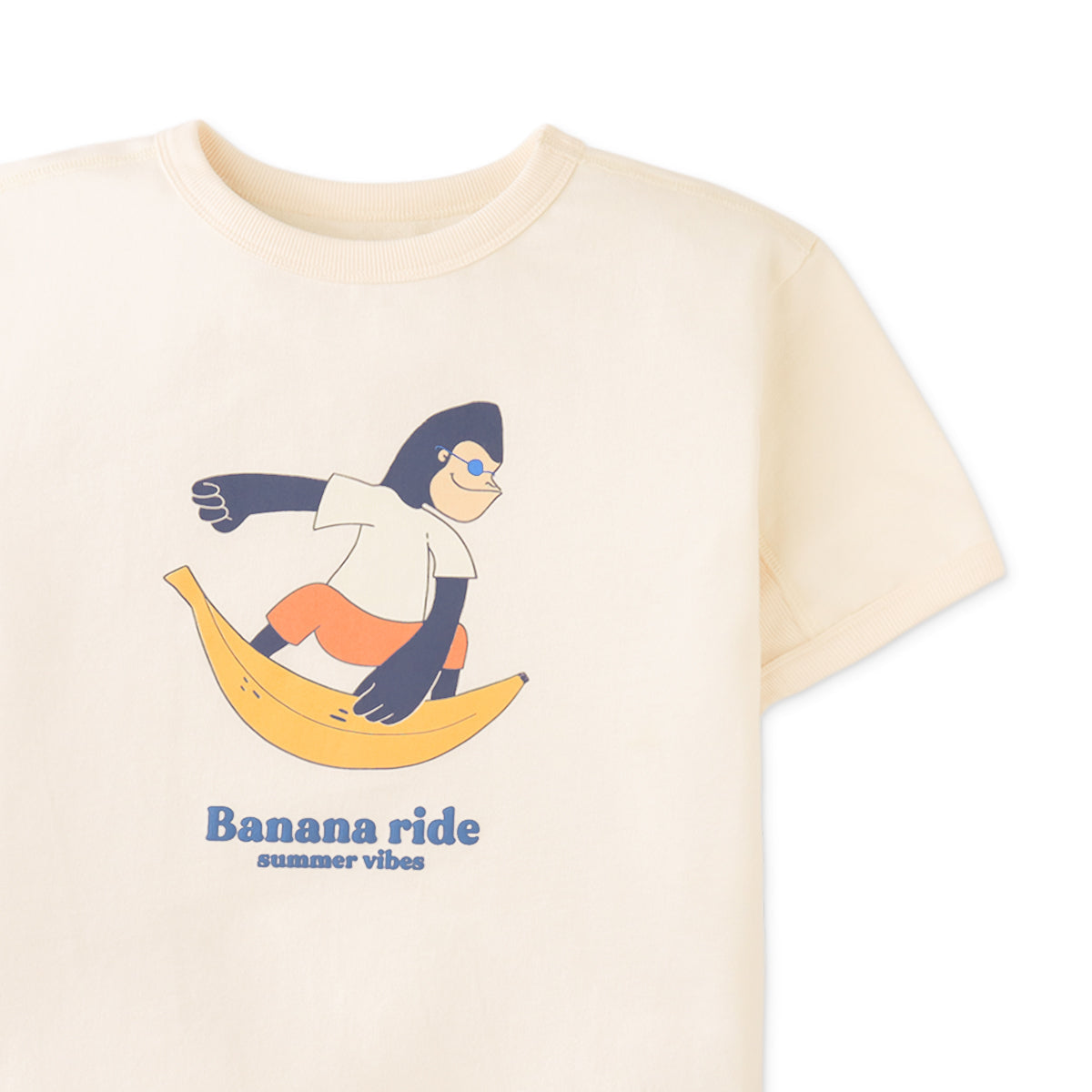 Baby Chalice Cotton Barrel Tee, Off White