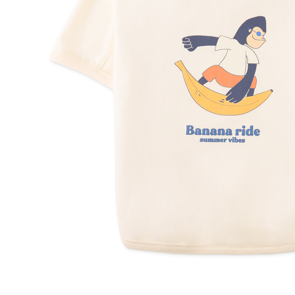 Baby Chalice Cotton Barrel Tee, Off White