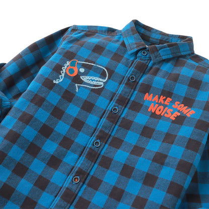 Boys Roman Long Sleeves Shirt, Blue