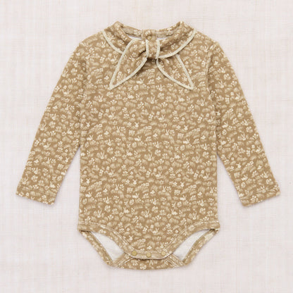 Baby Long Sleeve Scout Onesie, Otter Bunny Meadow