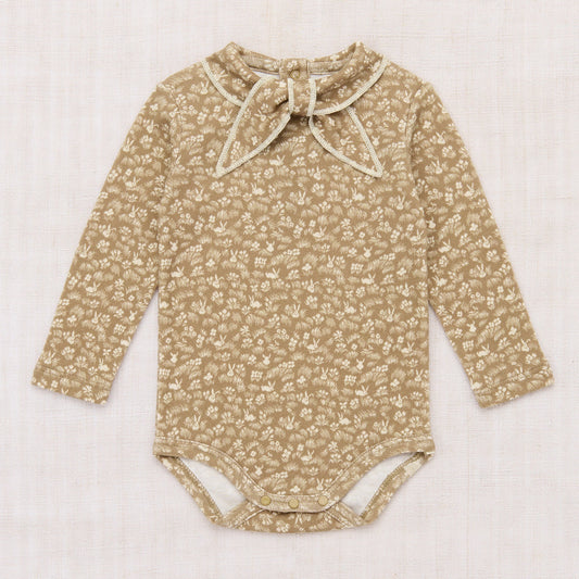 Baby Long Sleeve Scout Onesie, Otter Bunny Meadow