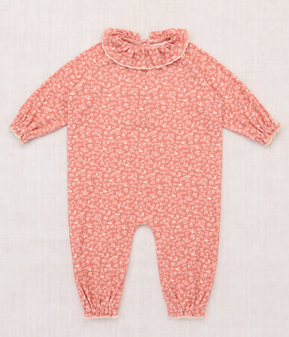 Baby Pierrot Onesie, Rosewood Bunny Meadow