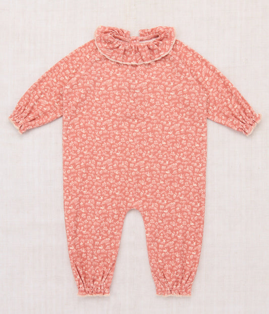 Baby Pierrot Onesie, Rosewood Bunny Meadow