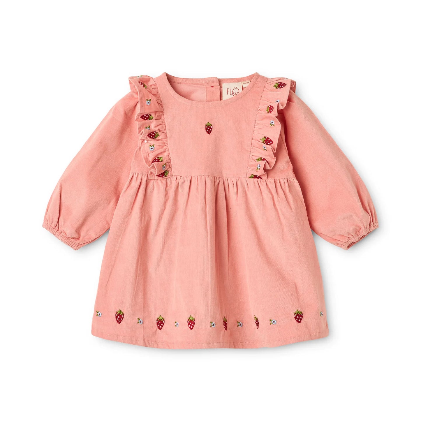 Belle Dress, Warm Pink
