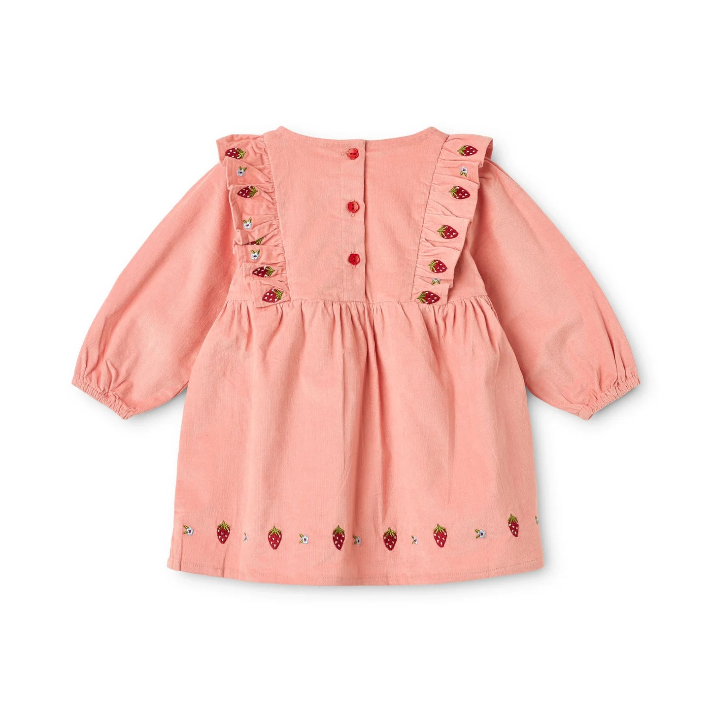 Belle Dress, Warm Pink