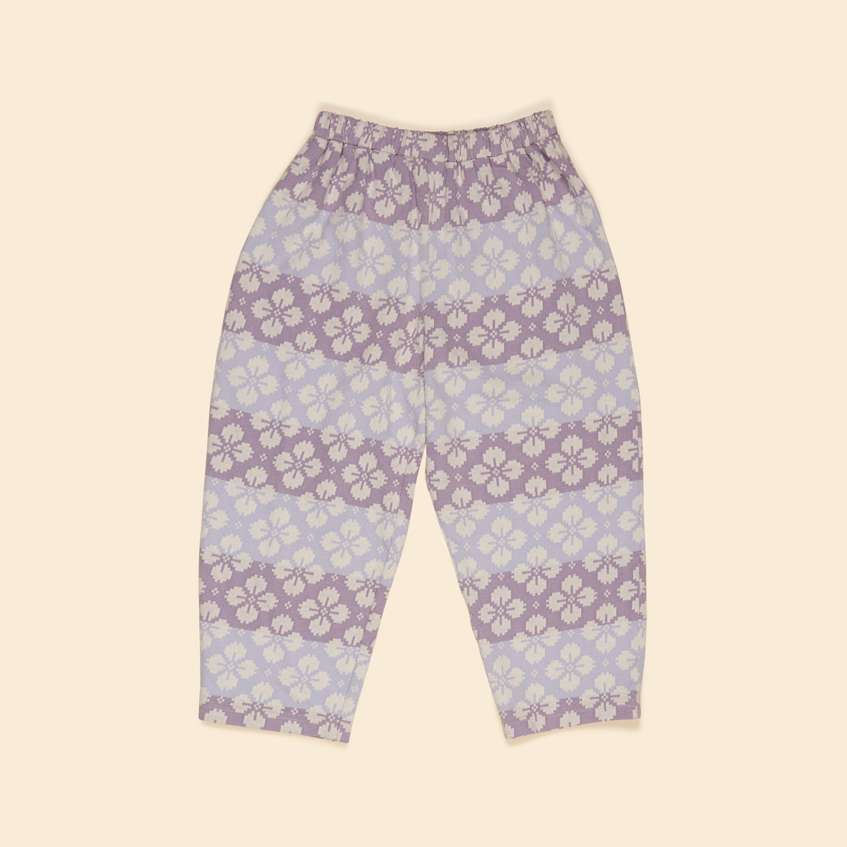 Cara Curve Jersey Trouser, Icelandic Poppy Jacquard