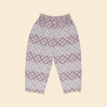 Cara Curve Jersey Trouser, Icelandic Poppy Jacquard