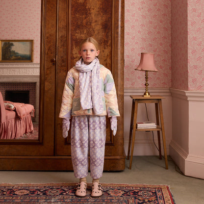 Cara Curve Jersey Trouser, Icelandic Poppy Jacquard