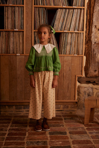 Cornelia Blouse, Retro Green