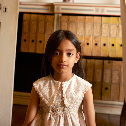 Cornelia Sleeveless Smock Dress, Rosepanel Mint