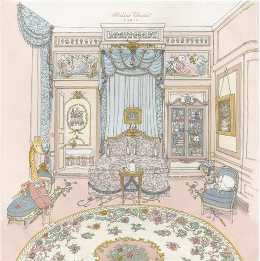 Atelier Choux Paris Organic Cotton Carrés, French Bedroom