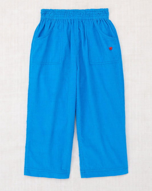 Corduroy Camp Pant, Cerulean