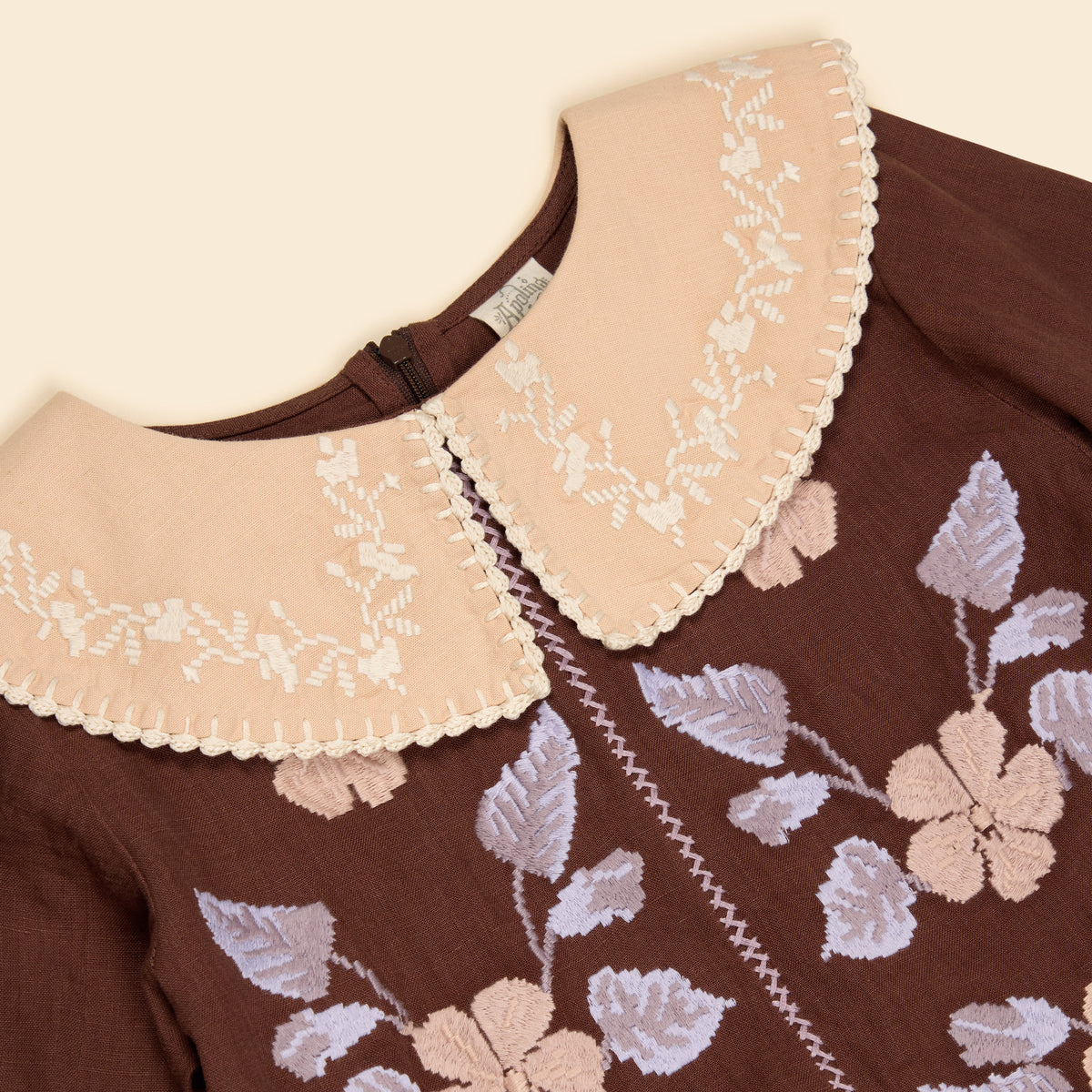 Daria Blouse, Dark Chocolate