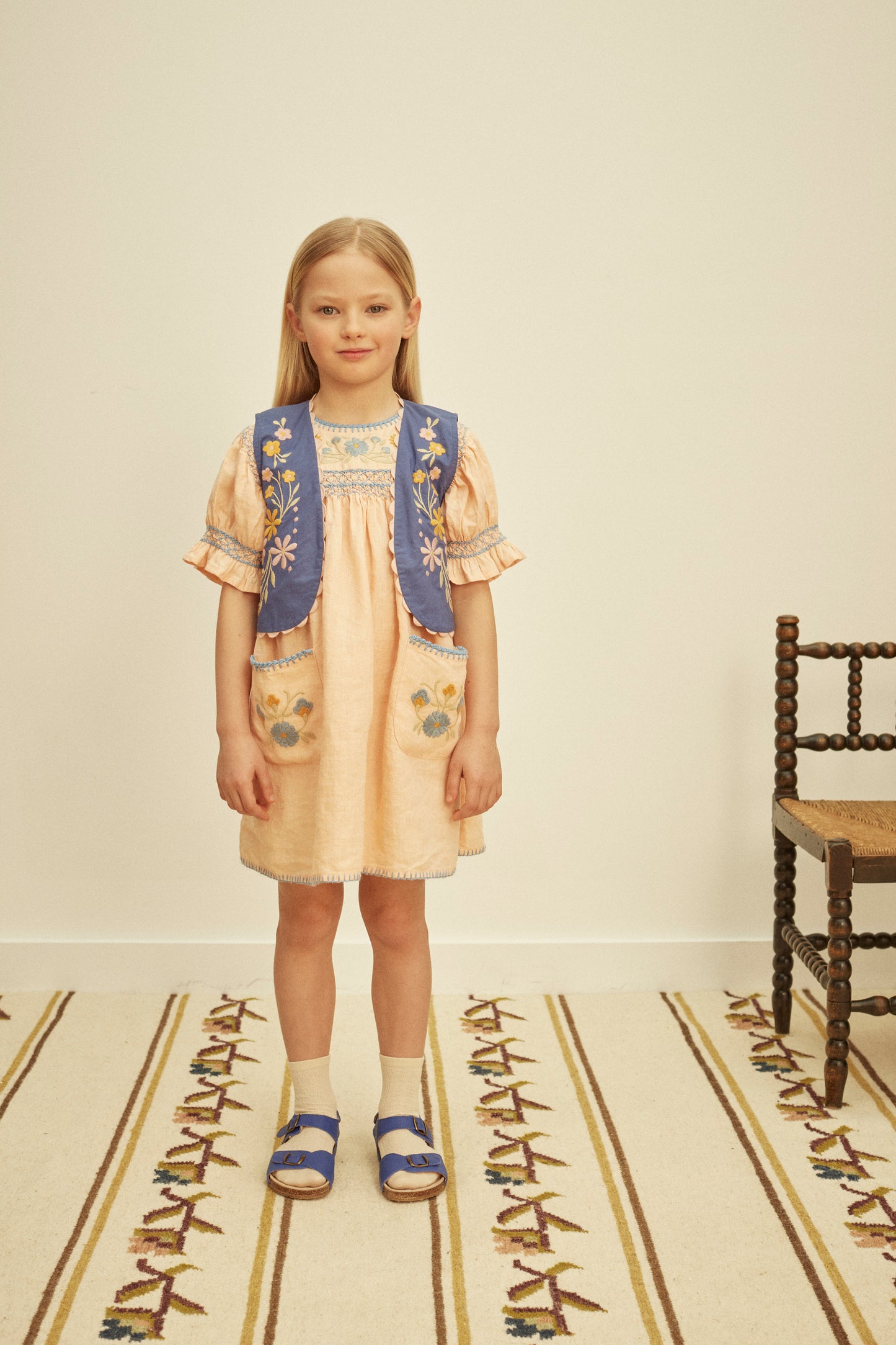 Dora Dress, Satin Pink