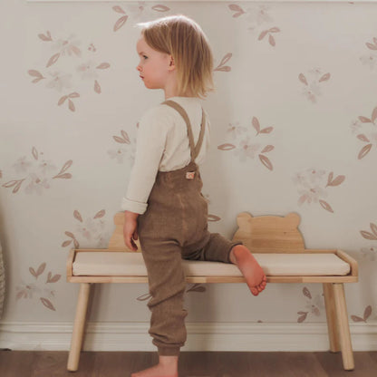 Silly Silas Roomy Footless Tights, Peanut Blend