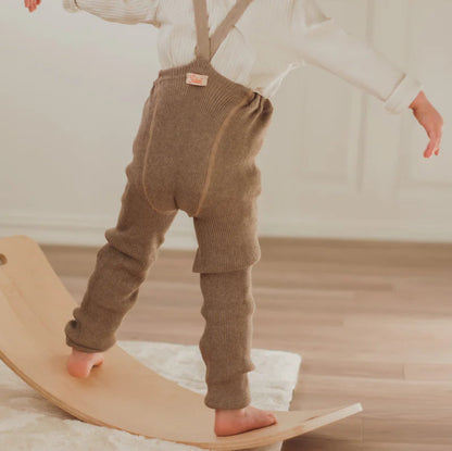 Silly Silas Roomy Footless Tights, Peanut Blend