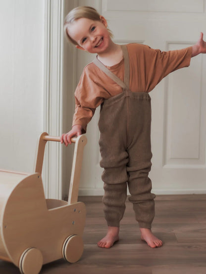 Silly Silas Roomy Footless Tights, Peanut Blend