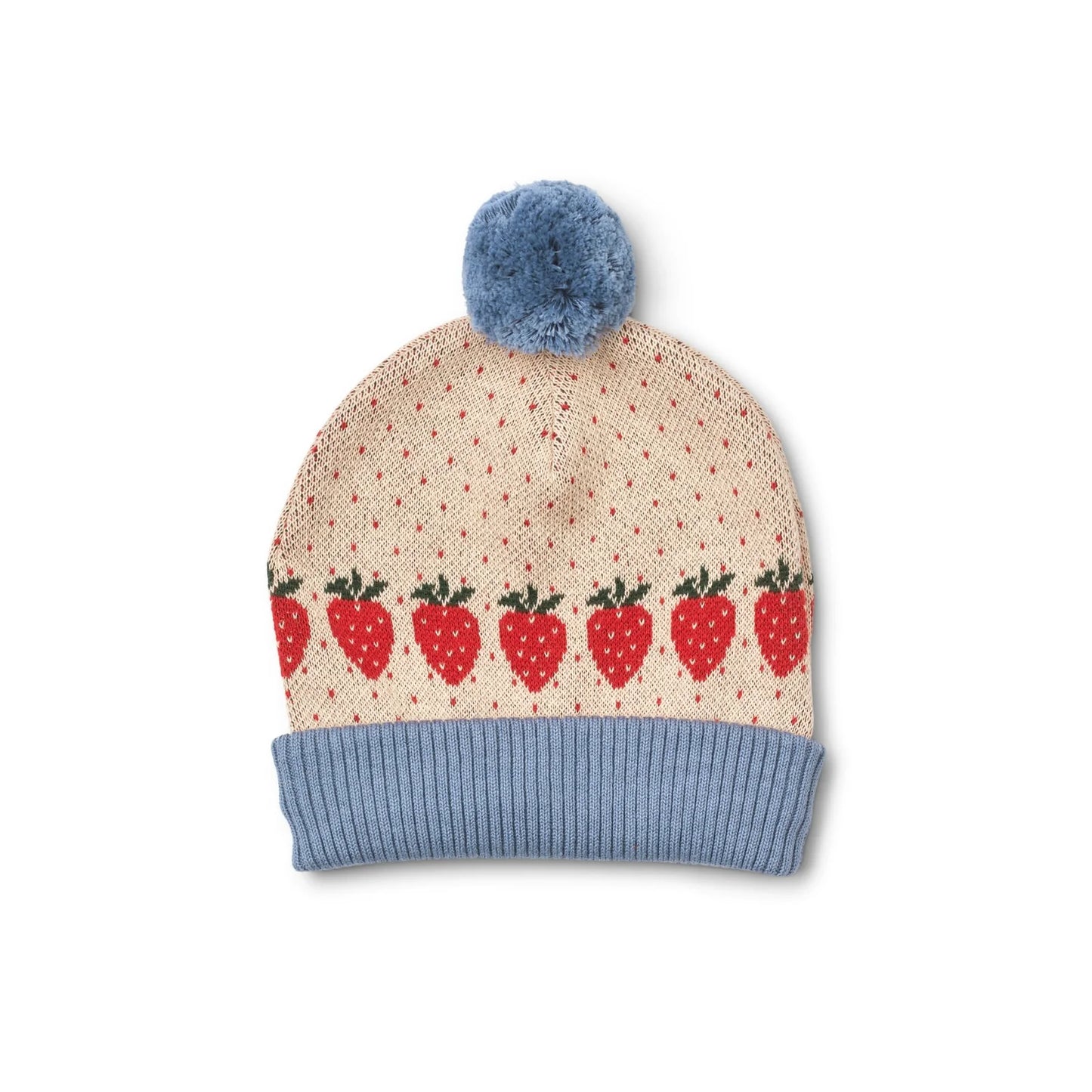Louise Beanie, Warm Cotton Berry