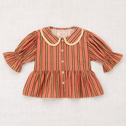 Esther Top, Linden Vaquero Stripe