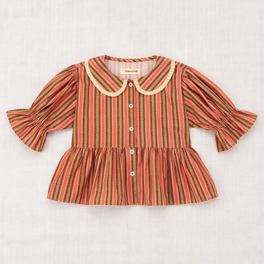 Esther Top, Linden Vaquero Stripe