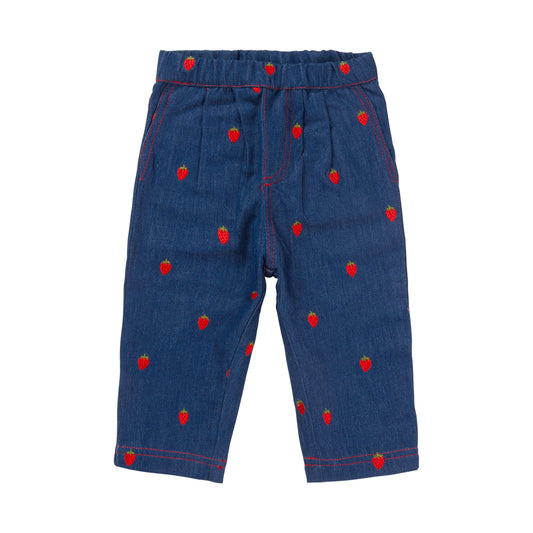 Colette Pants, Berry Denim