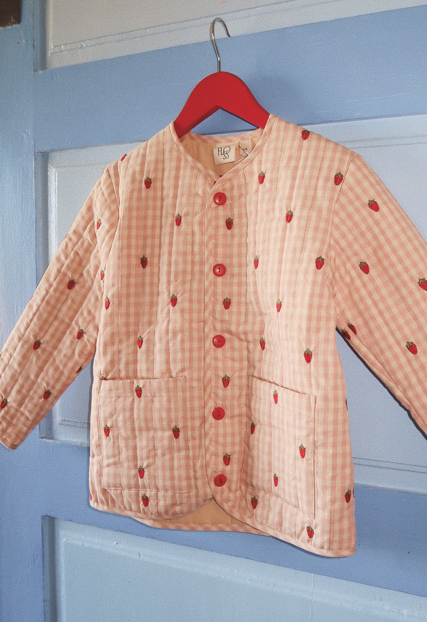 Dolly Jacket, Pink Berry Gingham