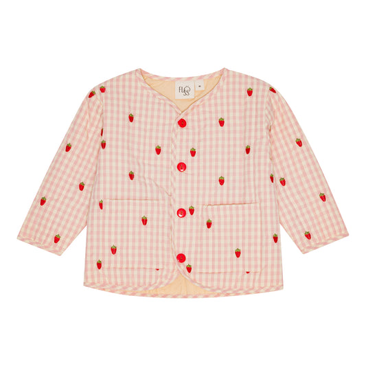 Dolly Jacket, Pink Berry Gingham