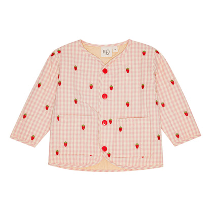 Dolly Jacket, Pink Berry Gingham