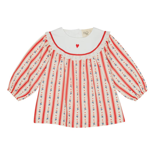 Noelle Dress, Holiday Stripe