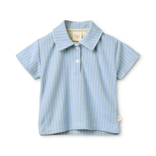 Nohr Shirt, Bright Blue Stripe