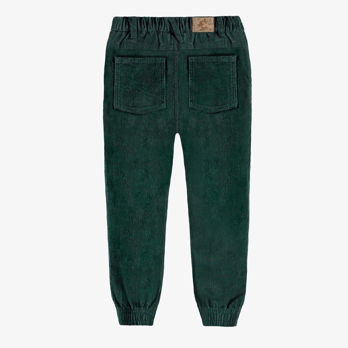 Relaxed Fit Corduroy Pants, Green