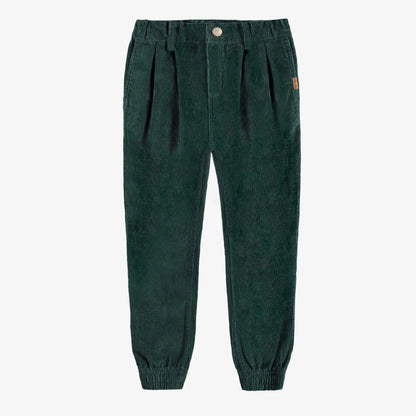 Relaxed Fit Corduroy Pants, Green