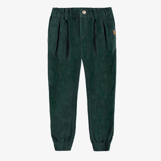 Relaxed Fit Corduroy Pants, Green