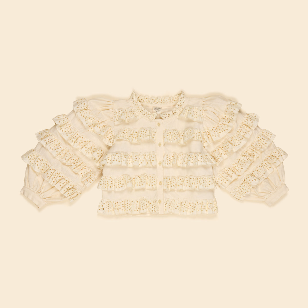 Fira LS Blouse, Milk-Cream