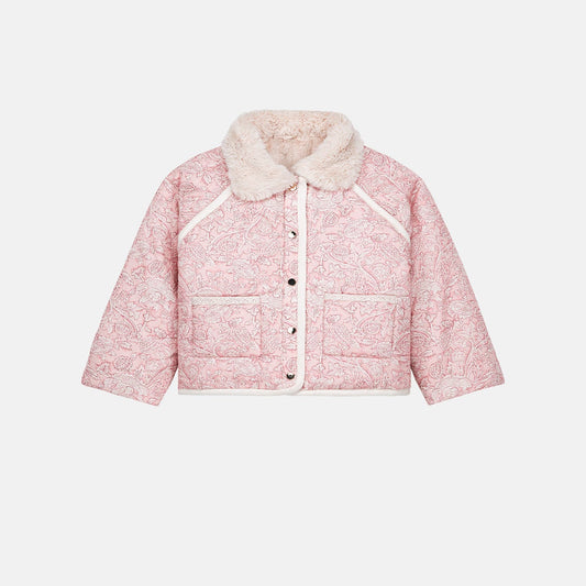 Reversible Coat Jasmina, Pink Moutain Avens