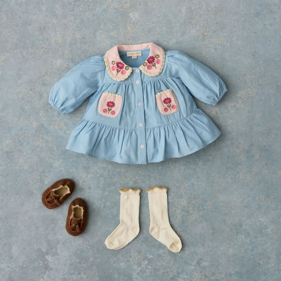 Ysee Dress, Baby Blue