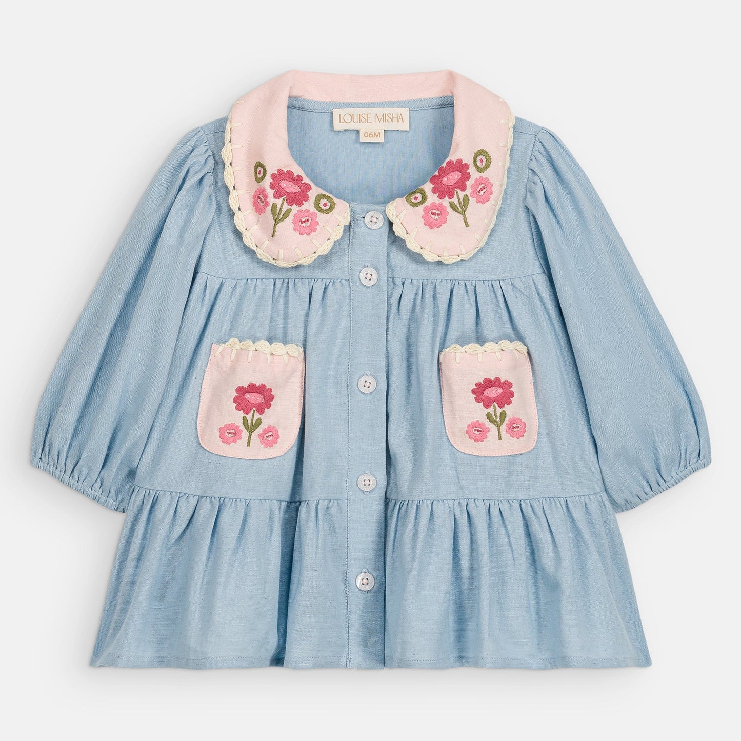Ysee Dress, Baby Blue